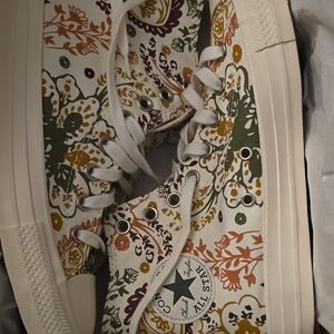 Converse Women's Floral High-Top Sneakers - Multicolor
